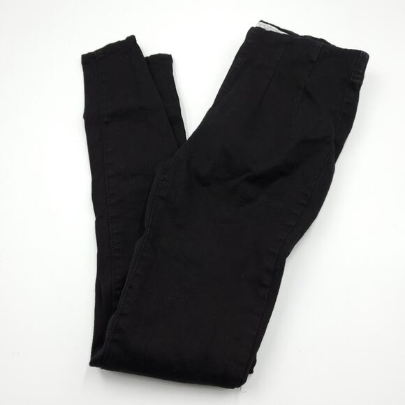 Free People Ultra-High Pull-On Skinny Jeans in Black Size 24 - Picture 1 of 8